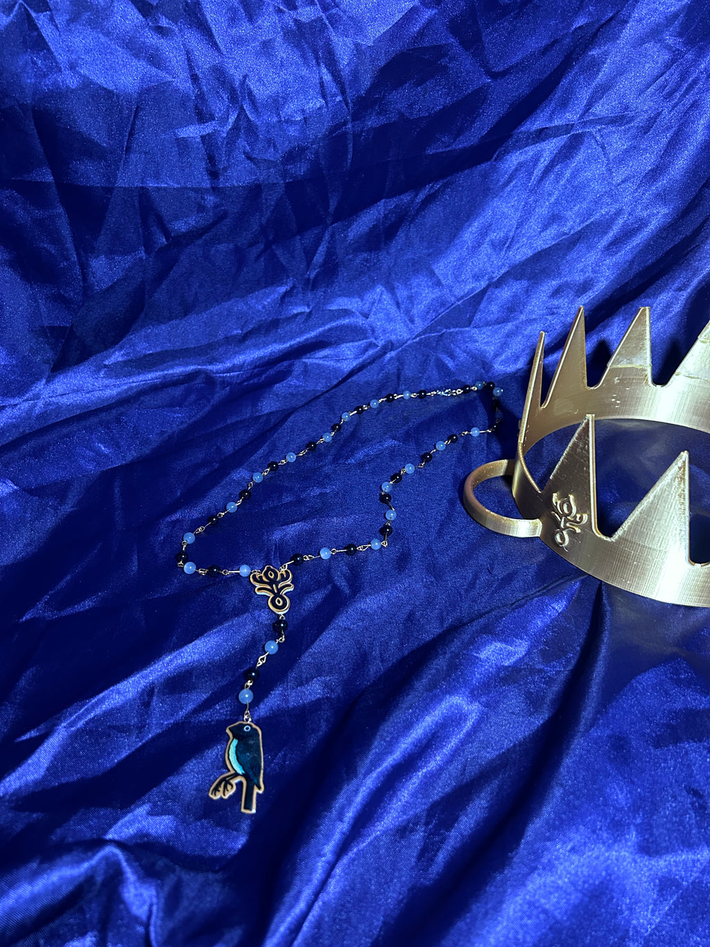 Toady rosary necklace