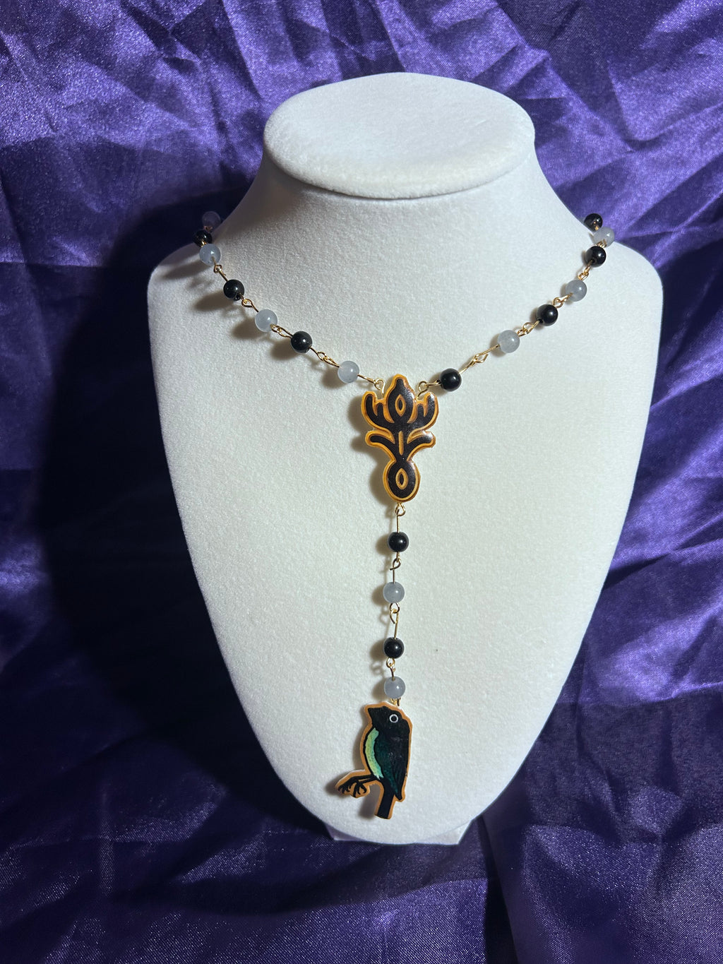 Toady rosary necklace