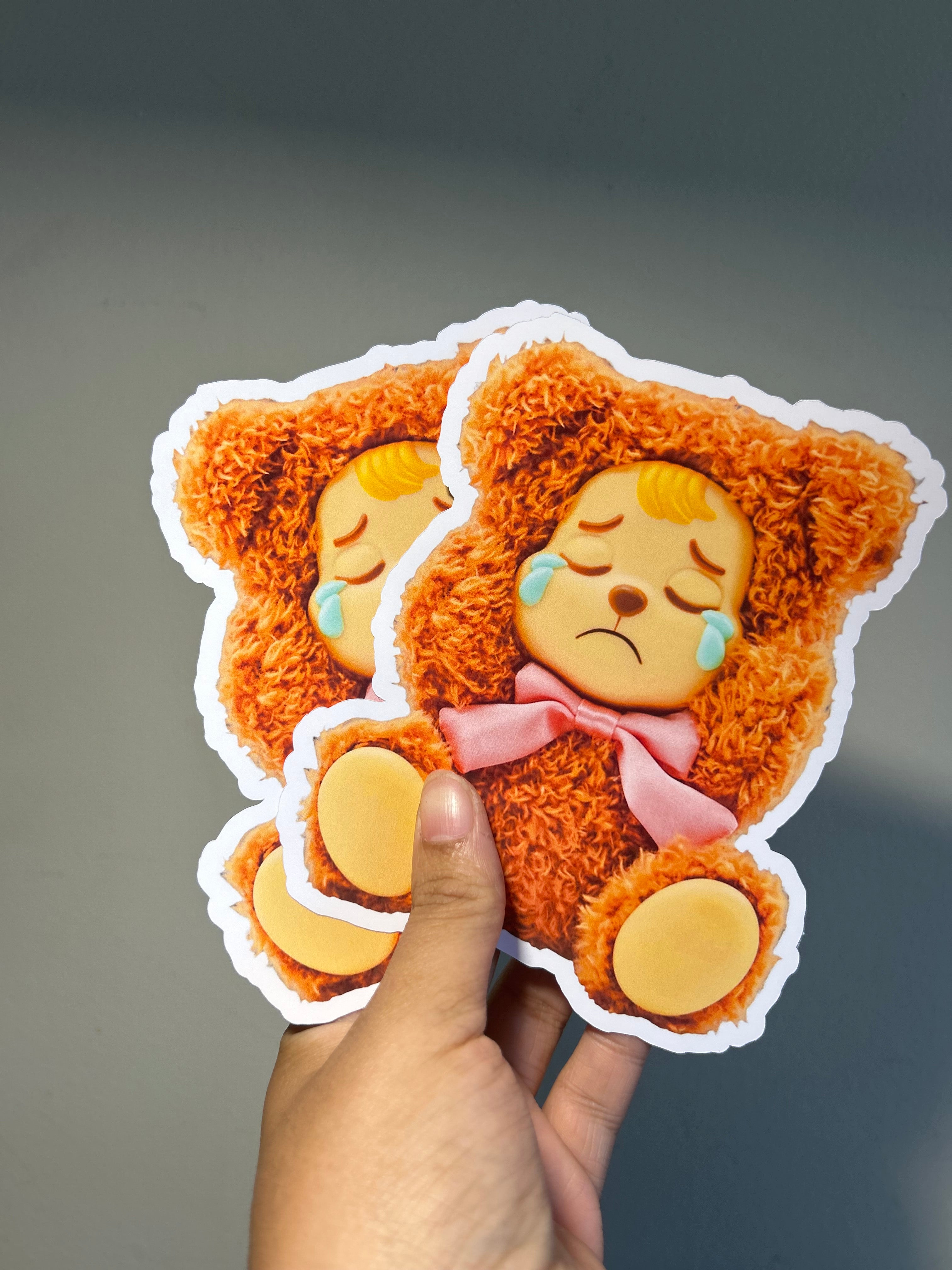 Crybaby bear stickers