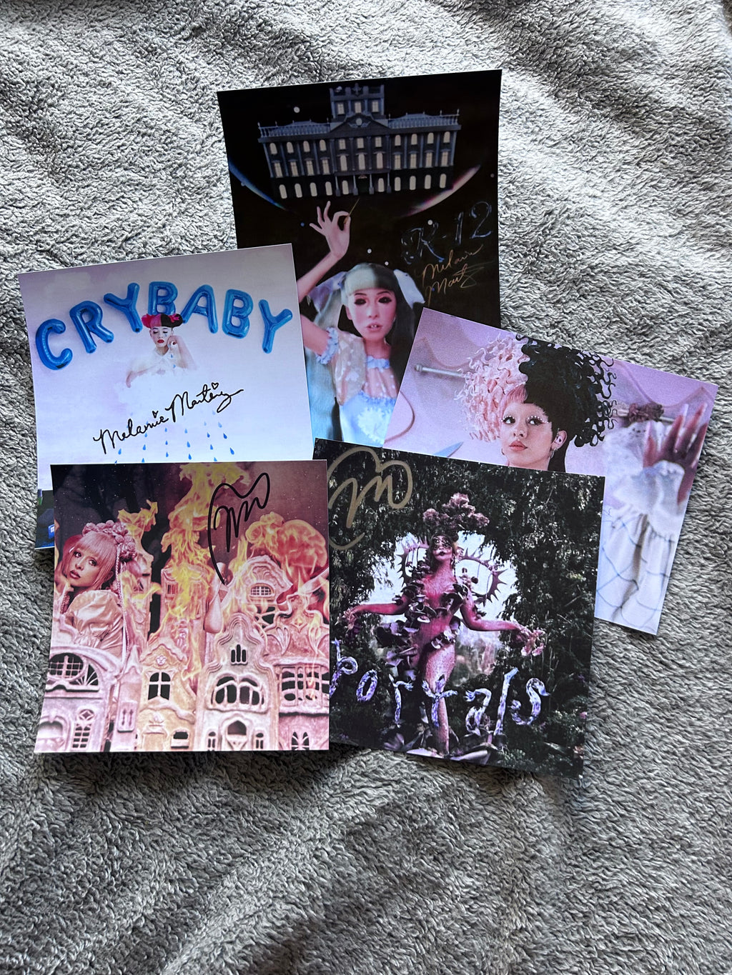 Melanie Martinez signed print bundle