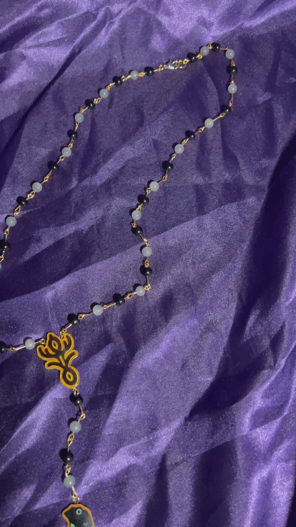 Toady rosary necklace